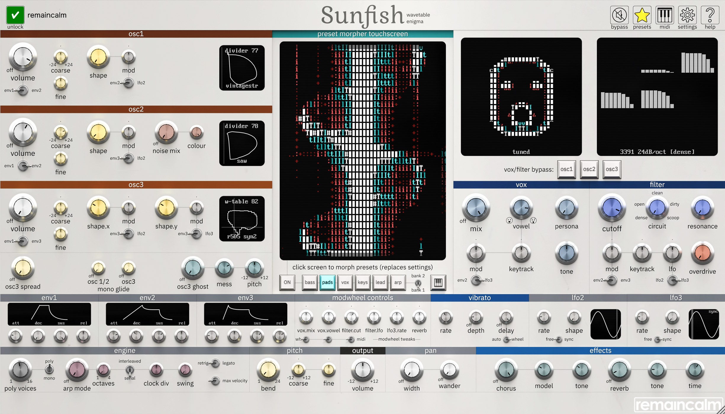 SUNFISH screenshot