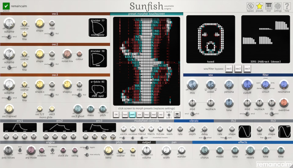 SUNFISH screenshot